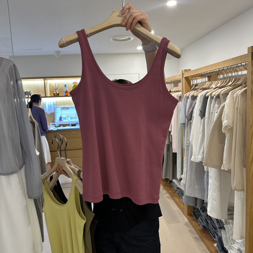 ROUNDER韓國直郵女士新品休閑26夏季推薦26春夏熱賣吊帶背心ROUNDER吊帶/背心圖色3