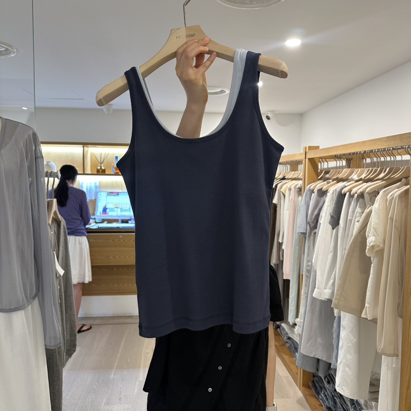 ROUNDER韓國直郵女士新品休閑26夏季推薦26春夏熱賣吊帶背心ROUNDER吊帶/背心圖色5