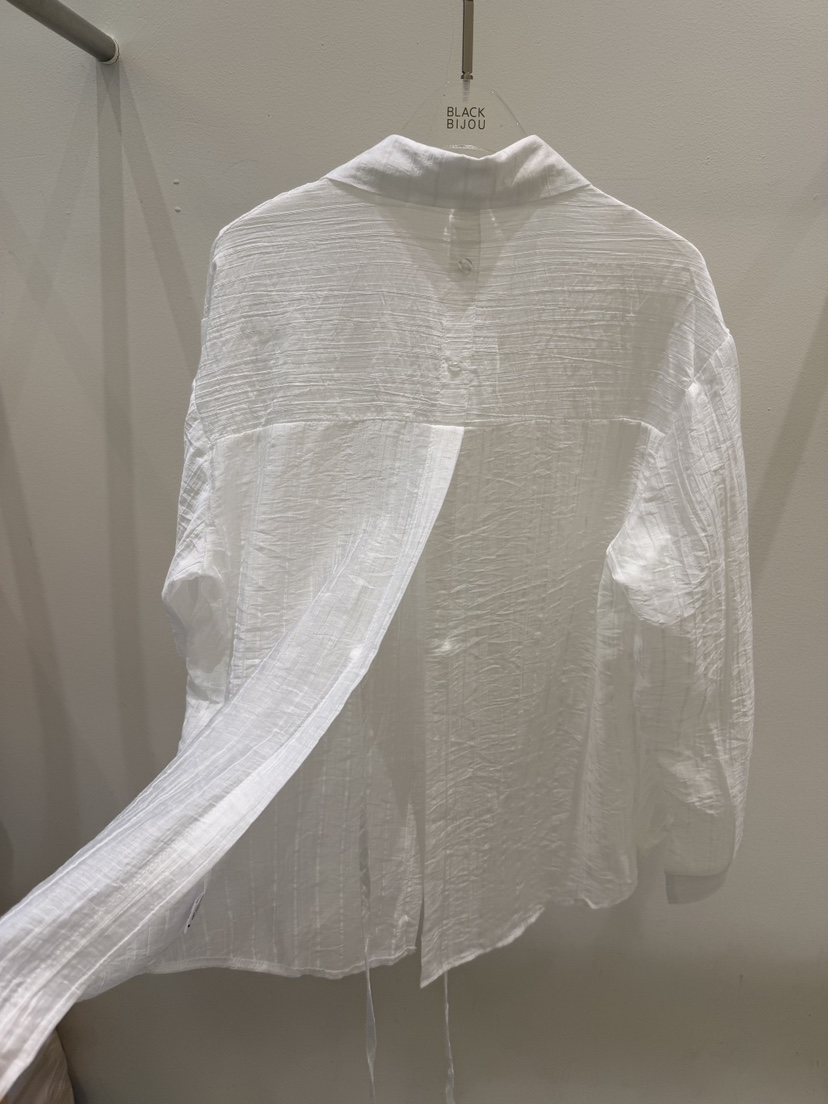BLACK BIJOU韓國直郵實拍女裝新品休閑26夏季襯衫蕾絲衫透明BLACK BIJOU襯衫/蕾絲衫