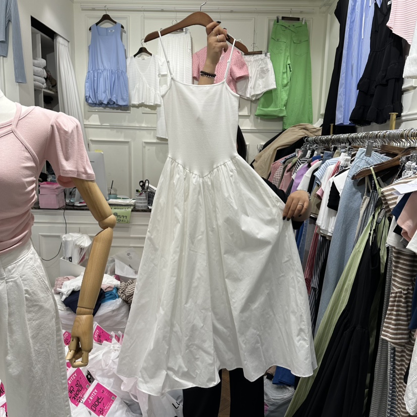 J.RITZY韓國東大門直郵女裝新品休閑推薦職業連衣裙無袖J.RITZY連衣裙