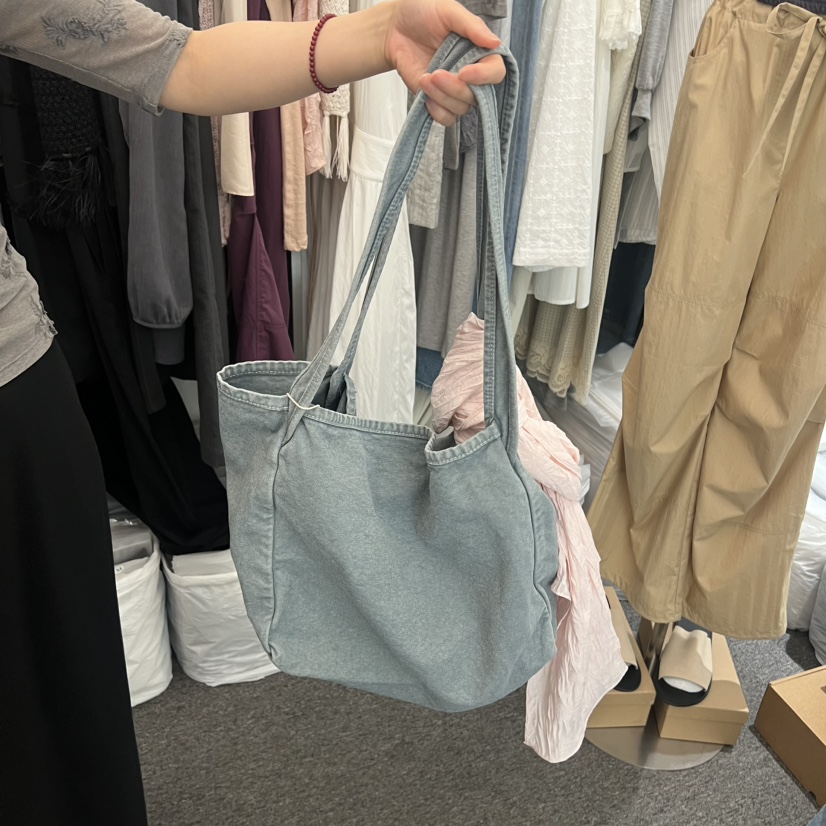 MAG韓國直郵實拍女士新品26夏季熱賣人氣推薦單肩斜跨包帆布MAG單肩/斜跨包圖色1