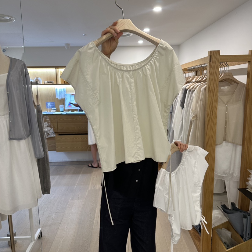 ROUNDER韓國直郵實拍女裝新品職業人氣26夏季時尚襯衫蕾絲衫ROUNDER襯衫/蕾絲衫