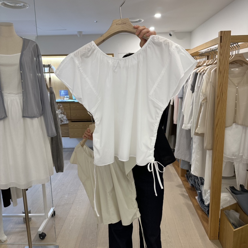 ROUNDER韓國直郵實拍女裝新品職業人氣26夏季時尚襯衫蕾絲衫ROUNDER襯衫/蕾絲衫圖色1