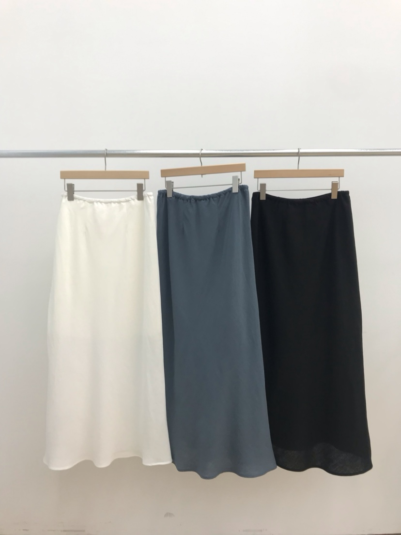 TAFFETA/MURET韓國東大門直郵女裝新品休閑長裙斜紋布亞麻TAFFETA/MURET長裙