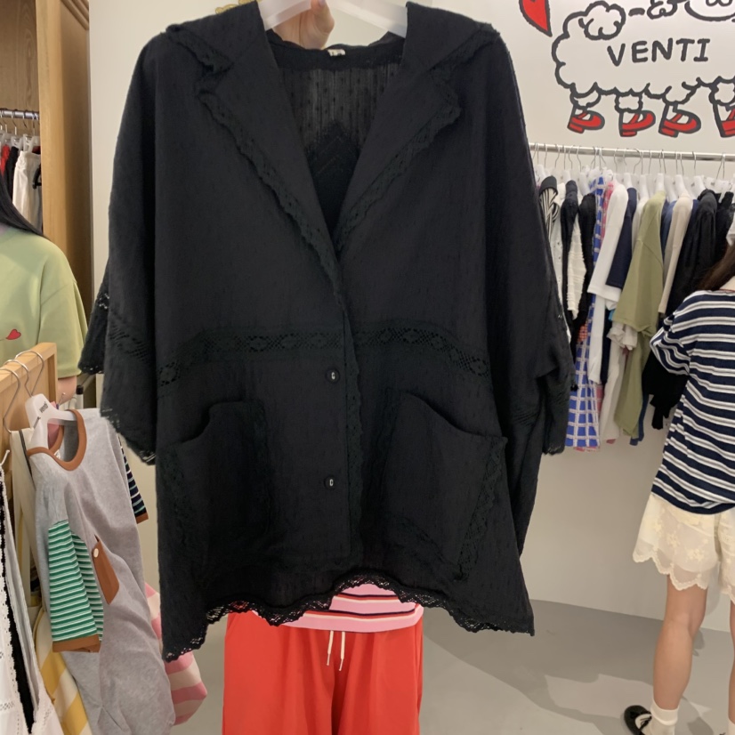 VENTI韓國直郵實拍女裝新款26春夏推薦人氣休閑熱賣夾克亞麻VENTI夾克圖色2
