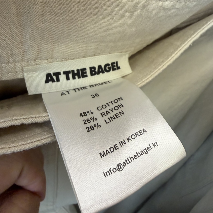 AT THE BAGEL韓國直郵女士新品時尚職業休閑熱賣26春夏短褲AT THE BAGEL短褲
