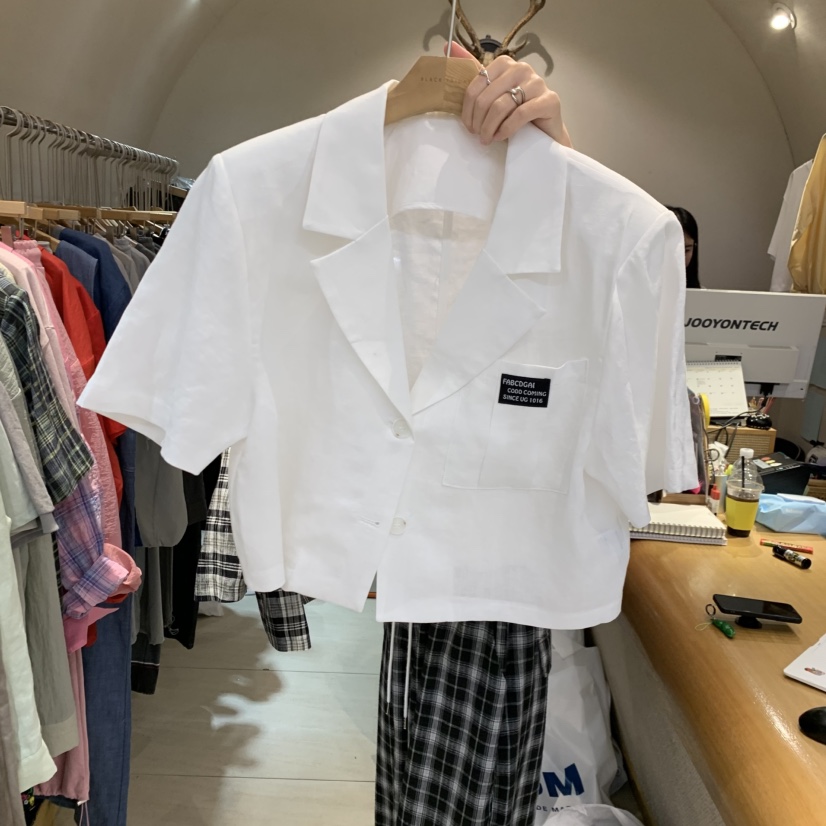 BLACKFRIDAY韓國東大門代購女裝新款推薦26夏季夾克燈芯絨BLACK FRIDAY夾克圖色3