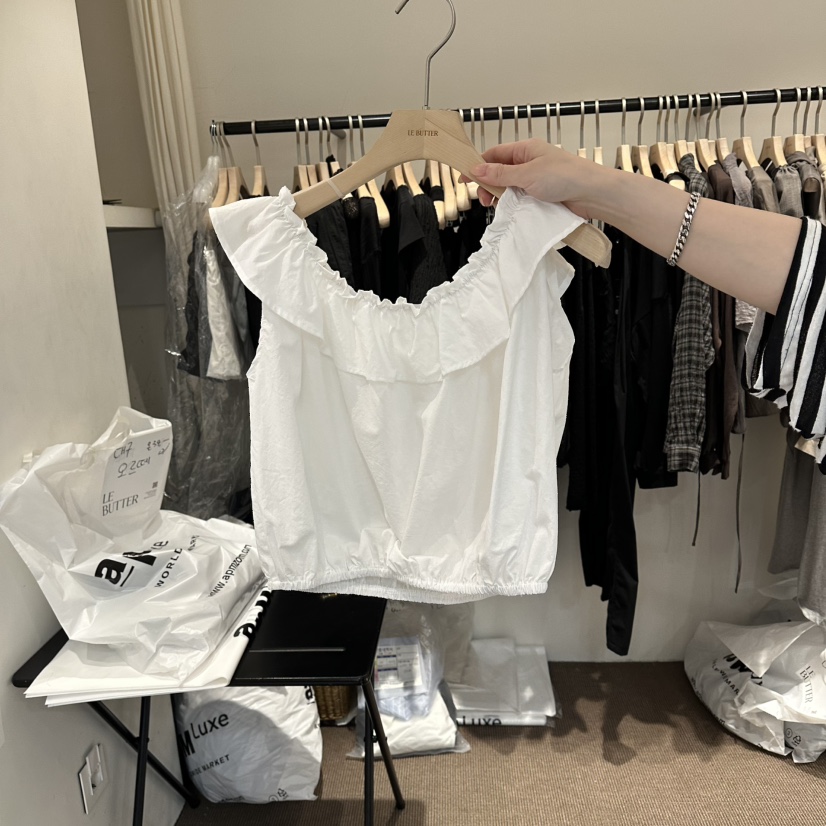 LE BUTTER韓國代購女裝新品時尚人氣職業休閑26夏季吊帶背心LE BUTTER吊帶/背心圖色1