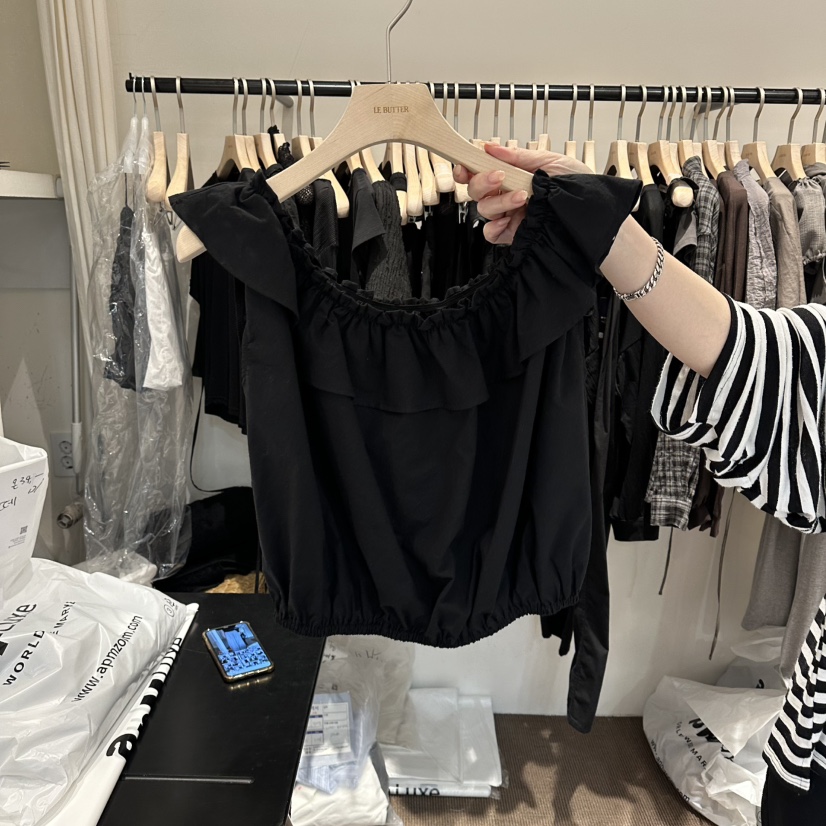 LE BUTTER韓國代購女裝新品時尚人氣職業休閑26夏季吊帶背心LE BUTTER吊帶/背心圖色2