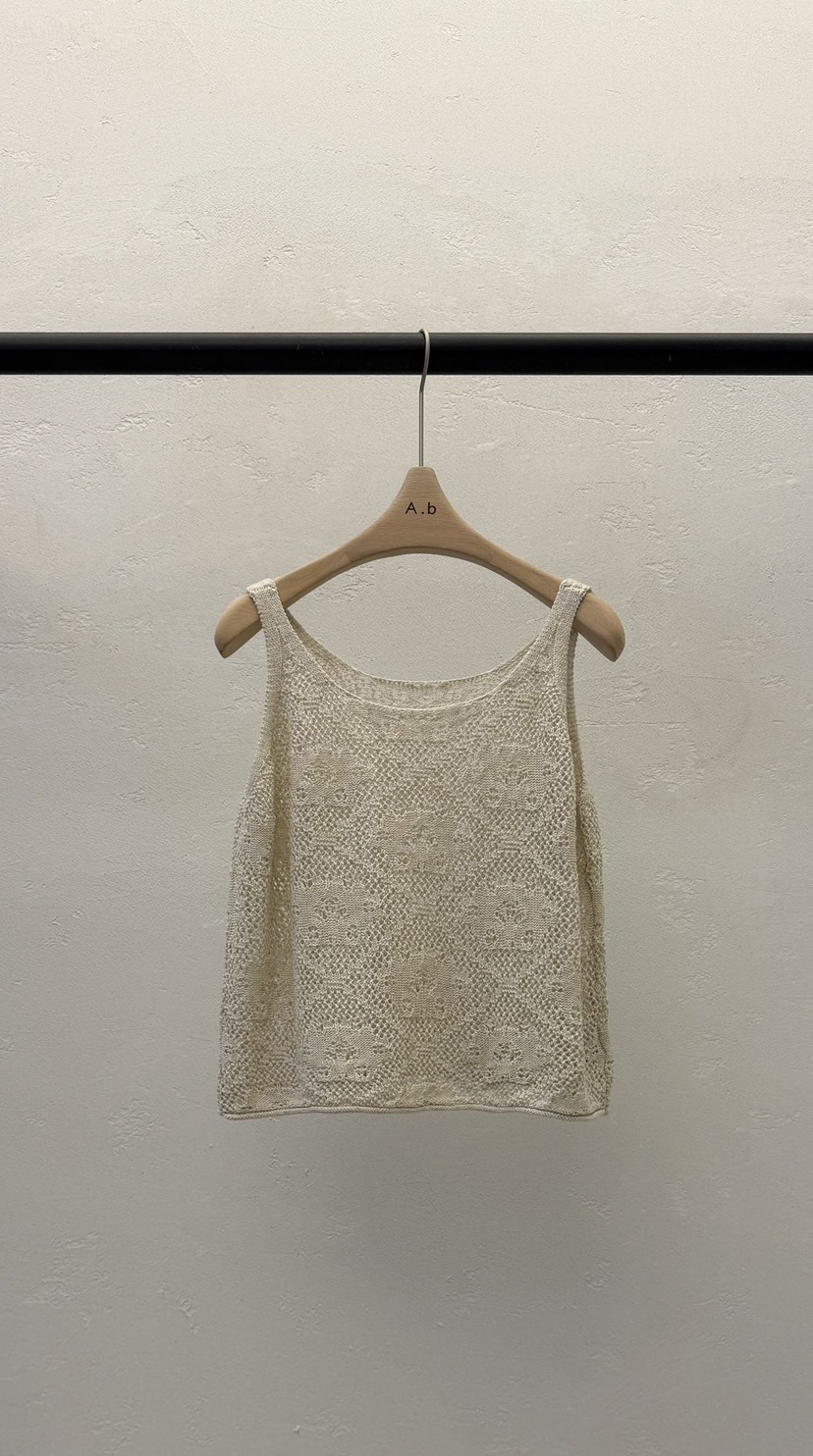 AUTUMN BEIGE-Q韓國直郵女裝新品時尚熱賣吊帶背心刺繡A.b/AUTUMN BEIGE吊帶/背心圖色1