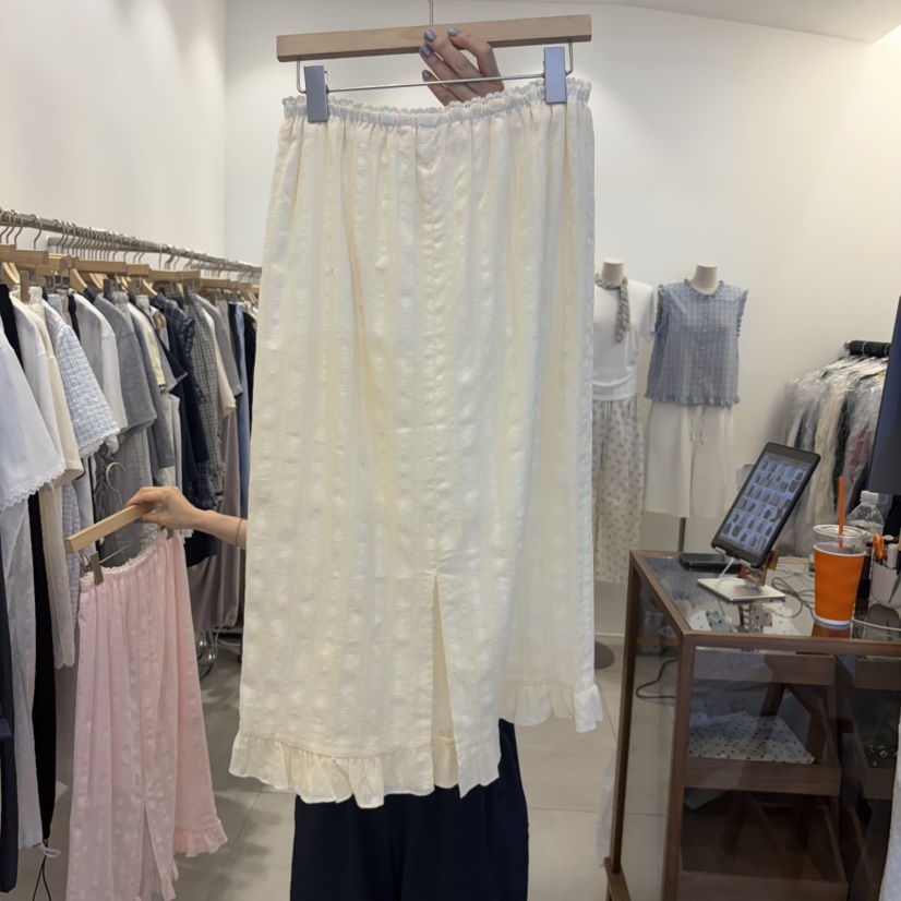 TAN&amp;COMO韓國代購女士新品熱賣休閑人氣26春夏推薦長裙tan-COMO長裙