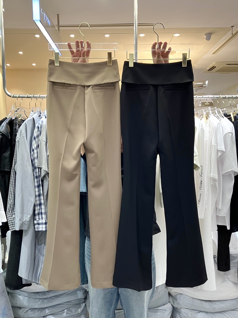 WORK SHOP韓國直郵女裝新品26夏季時尚休閑人氣熱賣休閑褲Work_shop休閑褲
