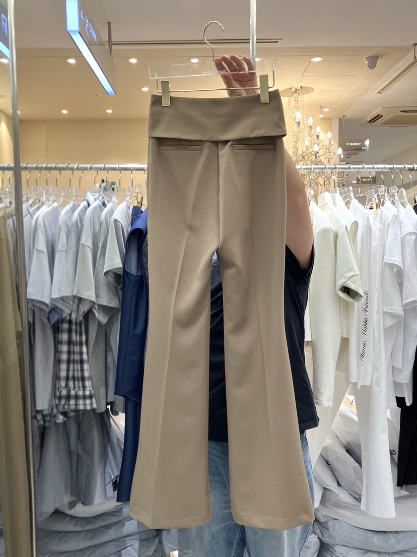 WORK SHOP韓國直郵女裝新品26夏季時尚休閑人氣熱賣休閑褲Work_shop休閑褲