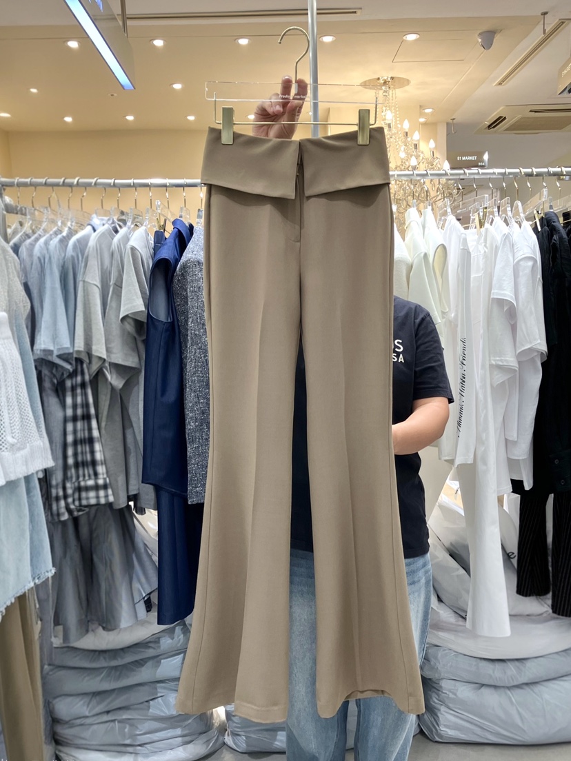 WORK SHOP韓國直郵女裝新品26夏季時尚休閑人氣熱賣休閑褲Work_shop休閑褲圖色1