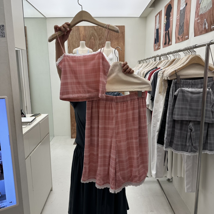 CHAV韓國代購女士新品26春夏時尚人氣熱賣休閑推薦吊帶背心CHAV吊帶/背心