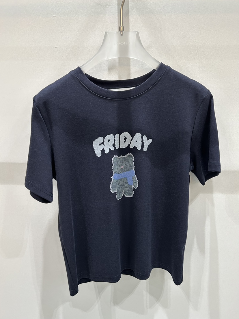 LOOKK/MIMME韓國代購女士新品休閑職業人氣26春夏時尚T恤LOOKK/MIMMET恤圖色3