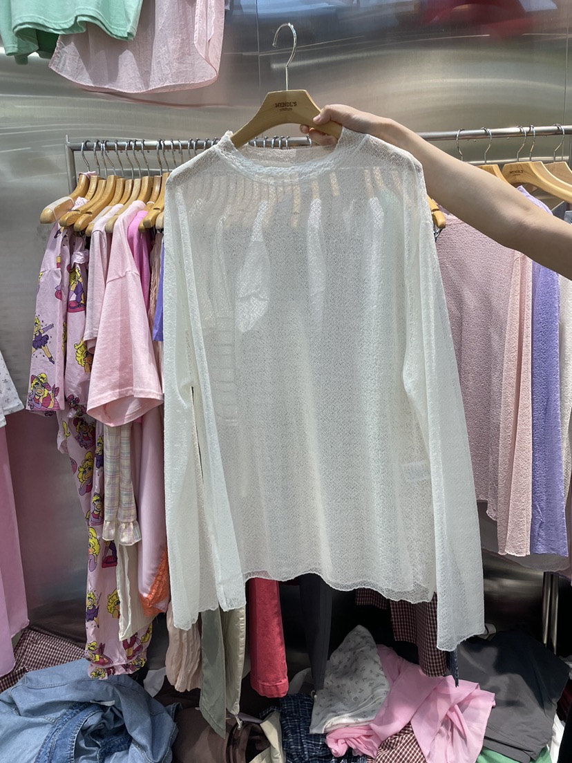 MENDL S東大門實拍韓國女裝新品人氣時尚推薦26春夏長袖T恤MENDL S長袖T恤圖色1