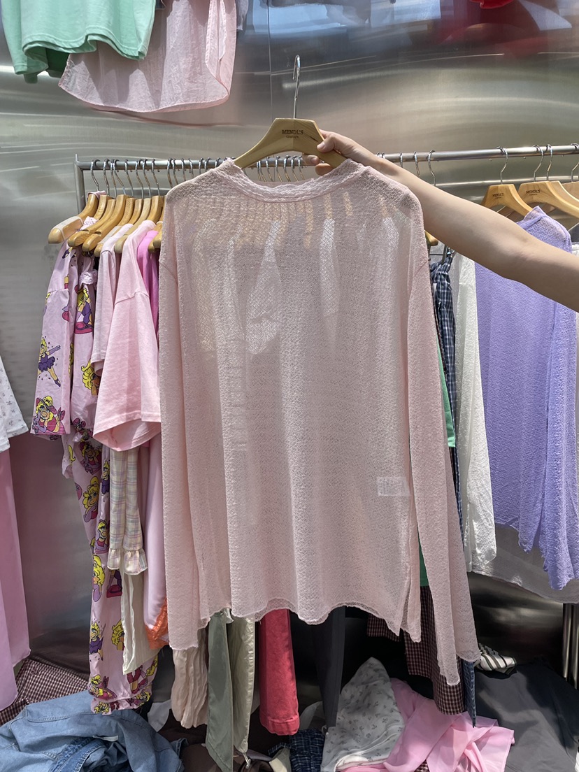 MENDL S東大門實拍韓國女裝新品人氣時尚推薦26春夏長袖T恤MENDL S長袖T恤圖色2