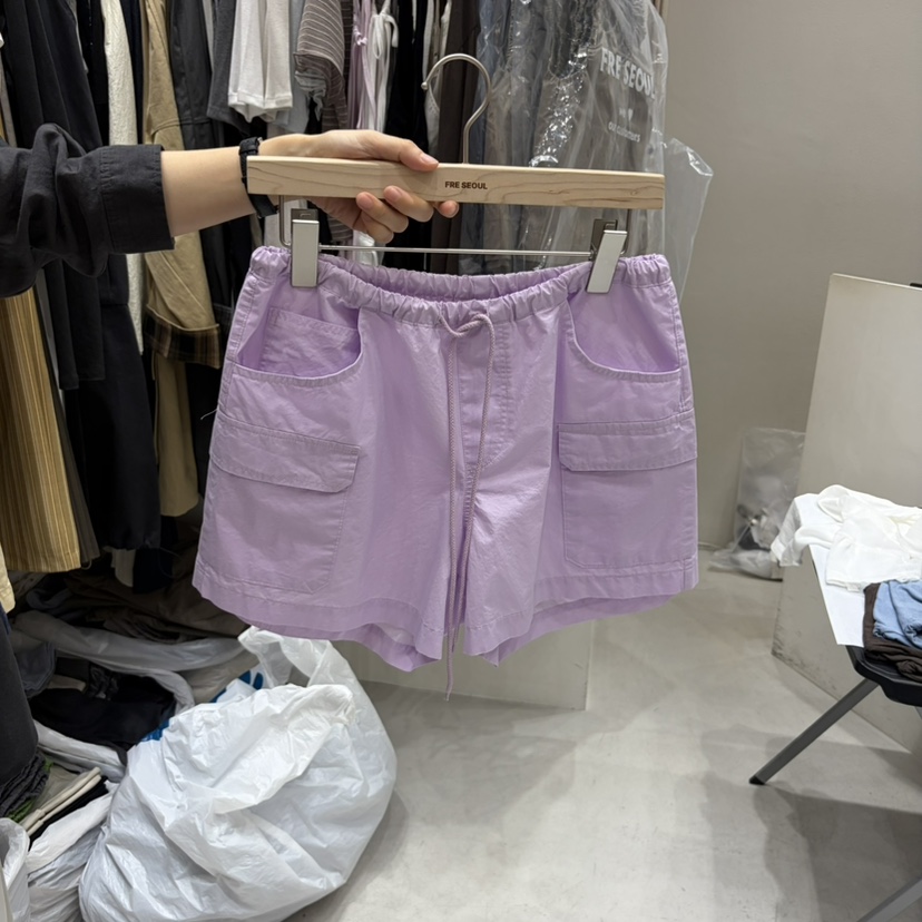 FRE韓國東大門代購女裝新款推薦26夏季人氣休閑時尚熱賣短褲FRE SEOUL短褲圖色1