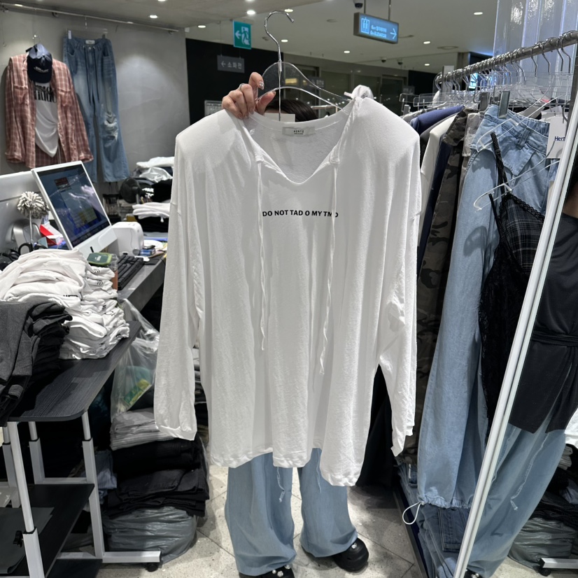 HERTZ-P韓國直郵實拍女裝新品休閑人氣26春夏職業長袖T恤HERTZ-P長袖T恤圖色1