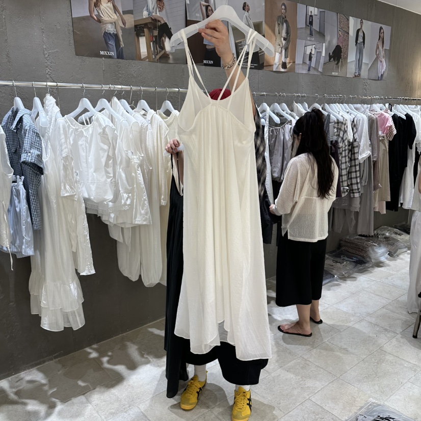 MIXXIN韓國直郵實拍女裝新款休閑熱賣時尚26春夏連衣裙OPSMIXXIN連衣裙