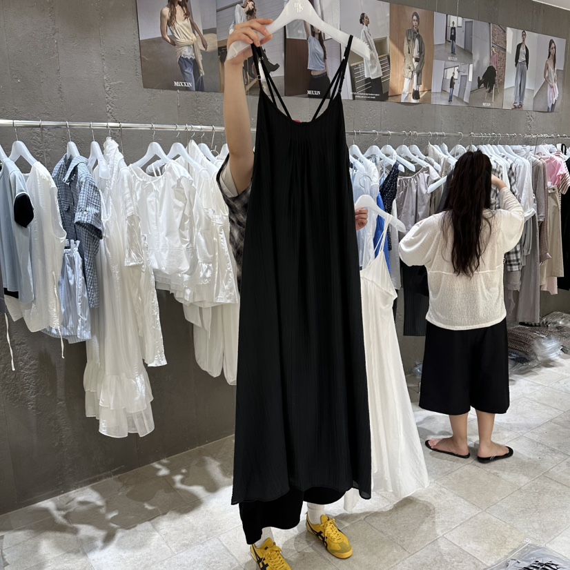 MIXXIN韓國直郵實拍女裝新款休閑熱賣時尚26春夏連衣裙OPSMIXXIN連衣裙圖色3