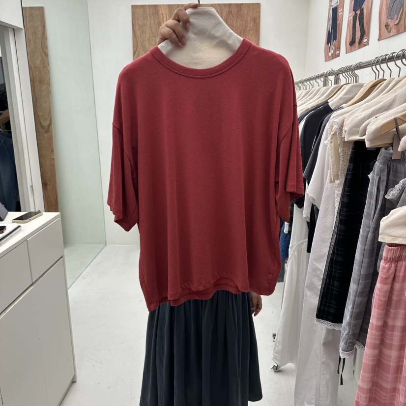 CHAV韓國直郵女士新品熱賣職業時尚26夏季人氣推薦休閑T恤CHAVT恤圖色2