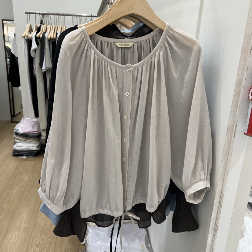 HOUSE OF/DE MERRY韓國東大門直郵女士新品時尚襯衫蕾絲衫HOUSE OF/DE MERRY襯衫/蕾絲衫圖色1