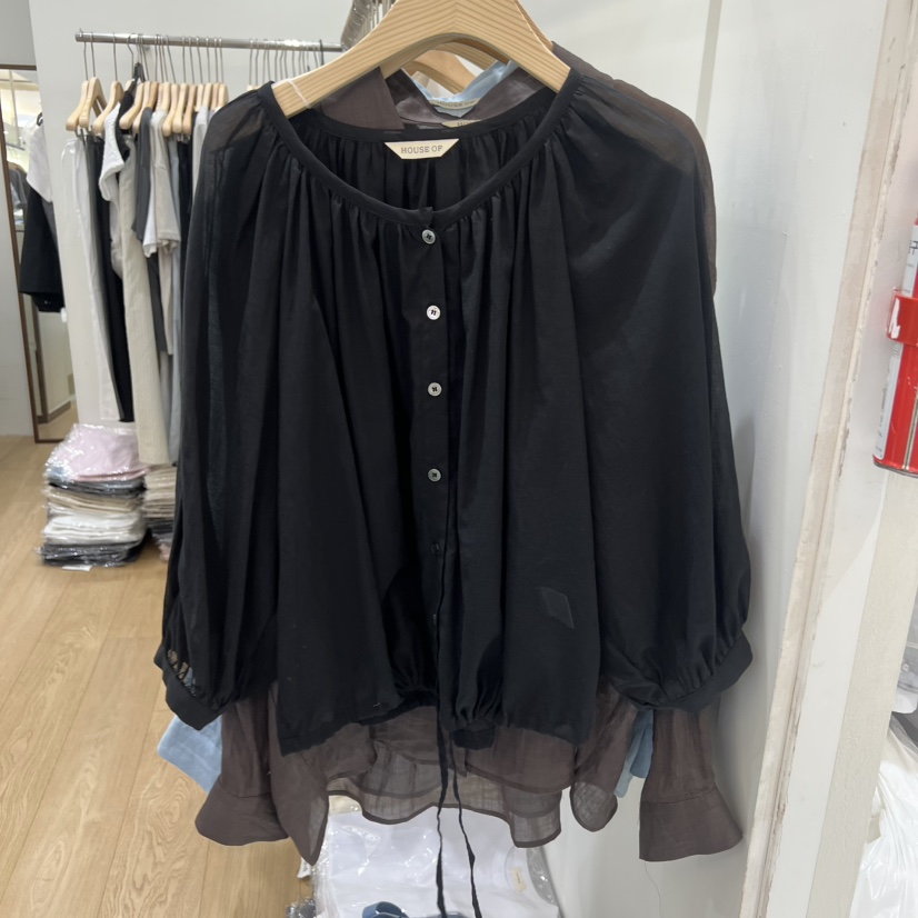 HOUSE OF/DE MERRY韓國東大門直郵女士新品時尚襯衫蕾絲衫HOUSE OF/DE MERRY襯衫/蕾絲衫圖色2