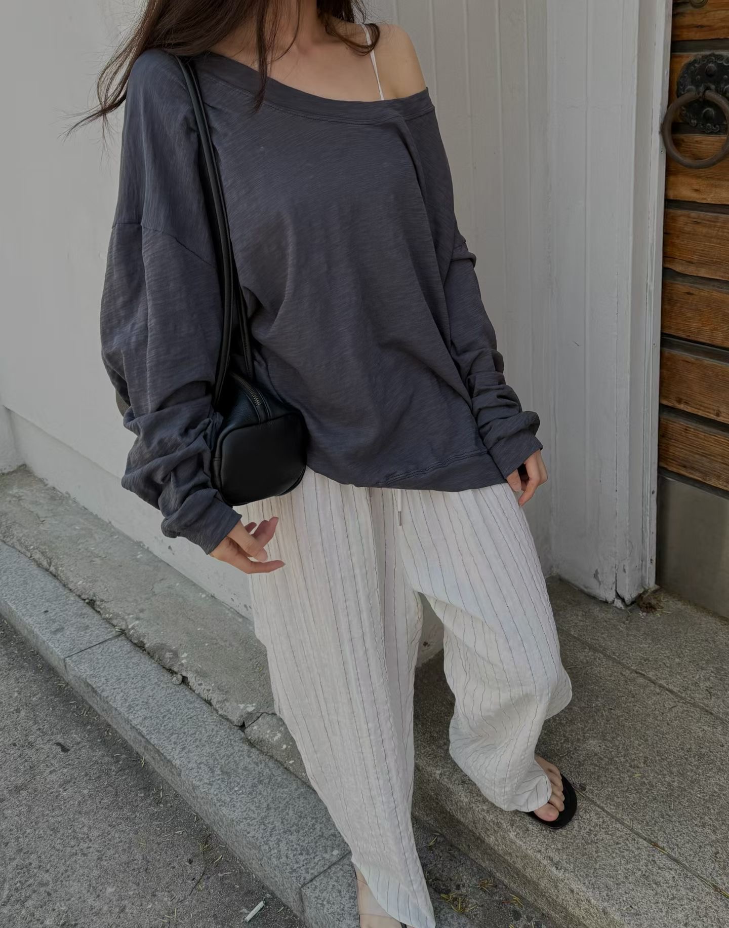 DODO QUEEN-도도퀸-T韓國東大門代購女士新款人氣休閑褲DODO QUEEN-2件起休閑褲