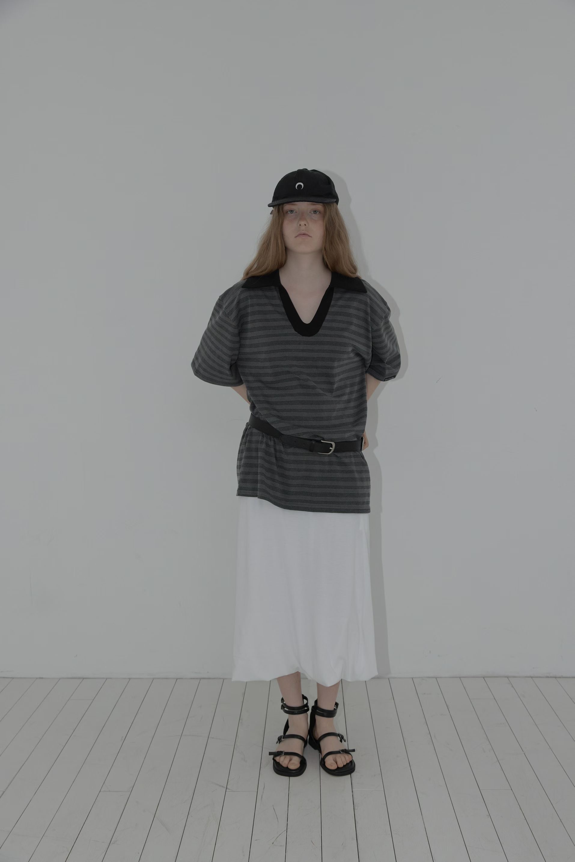 DODO QUEEN-도도퀸-T韓國東大門代購女裝新品休閑T恤不含腰帶DODO QUEEN-2件起T恤圖色3