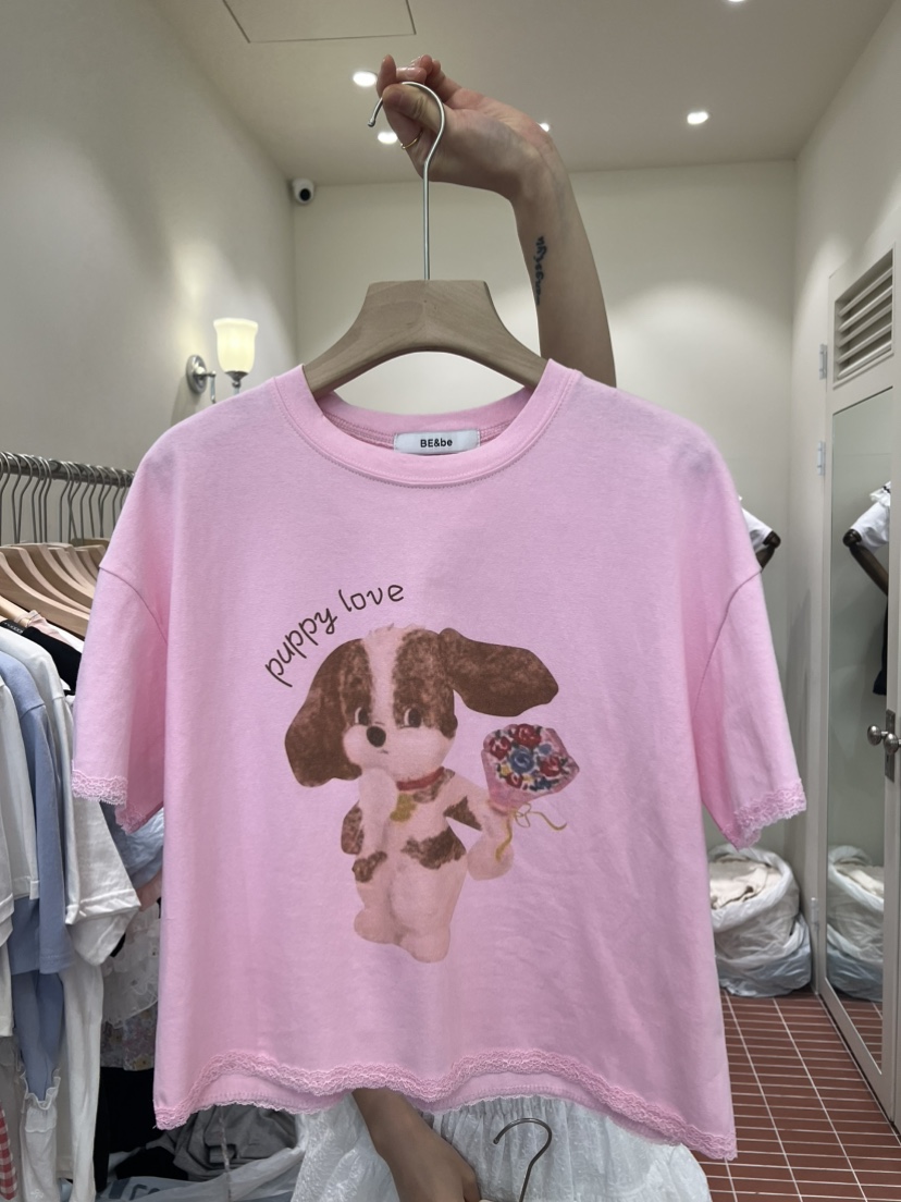 BE&amp;BE韓國直郵實拍女士新款人氣推薦休閑時尚熱賣T恤BE&beT恤圖色1