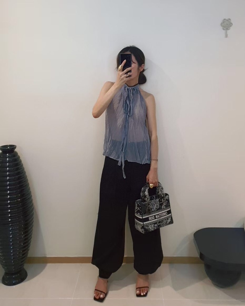 GENTLE B/LOVENTINA東大門實拍韓國女裝新品人氣吊帶背心GENTLE B/LOVENTINA吊帶/背心
