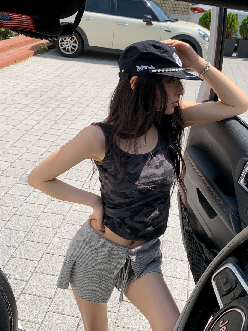 OURWAVE/OUR ROOM韓國代購女士新款熱賣人氣吊帶背心鴨Our Wave/Our Room吊帶/背心