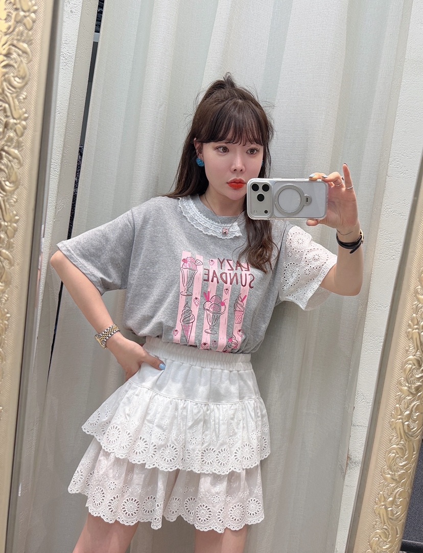LOVABLE-L韓國直郵實拍女裝新品熱賣時尚26夏季休閑人氣T恤LOVABLE-LT恤