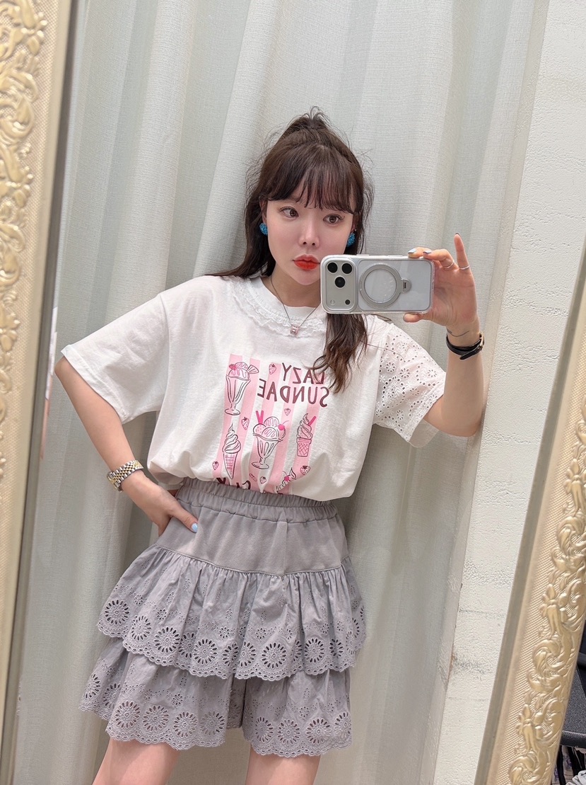 LOVABLE-L韓國直郵實拍女裝新品熱賣時尚26夏季休閑人氣T恤LOVABLE-LT恤