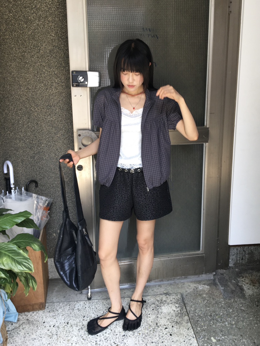 BAKING POWDER韓國東大門代購女士新款熱賣襯衫蕾絲衫高領BAKING POWDER襯衫/蕾絲衫