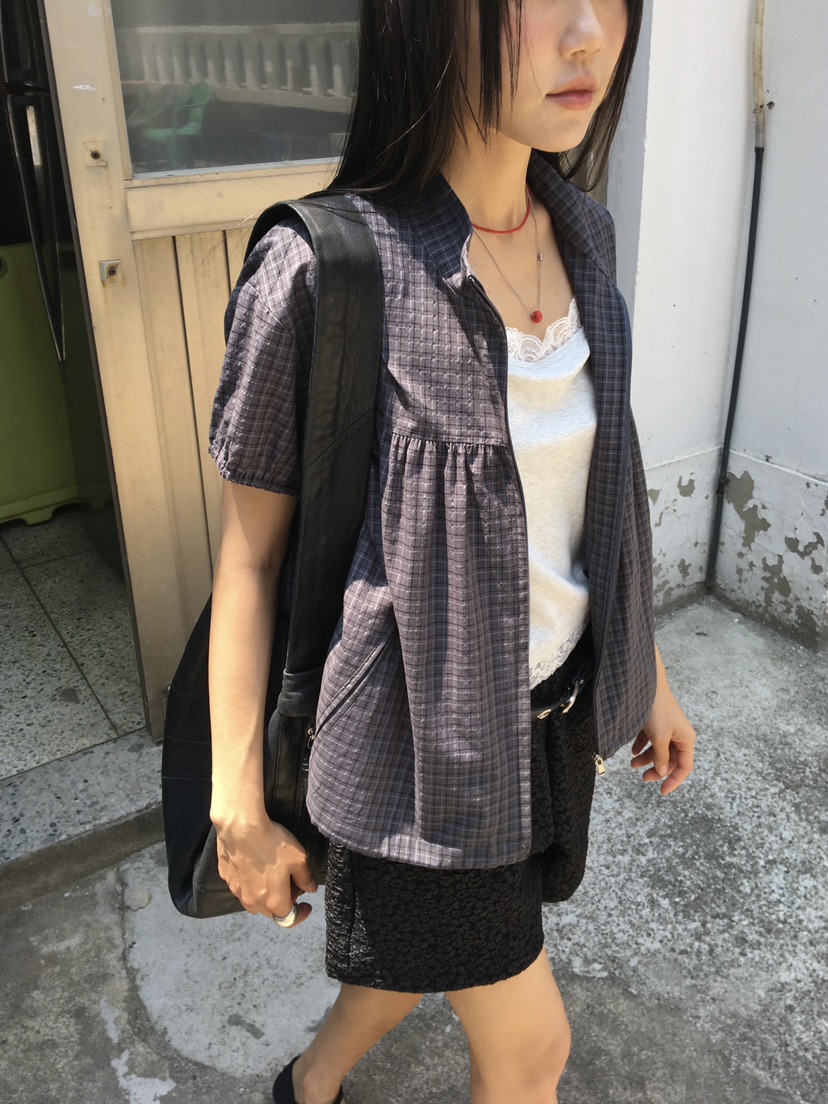 BAKING POWDER韓國東大門代購女士新款熱賣襯衫蕾絲衫高領BAKING POWDER襯衫/蕾絲衫
