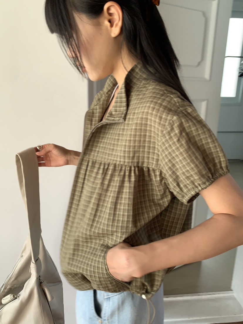 BAKING POWDER韓國東大門代購女士新款熱賣襯衫蕾絲衫高領BAKING POWDER襯衫/蕾絲衫