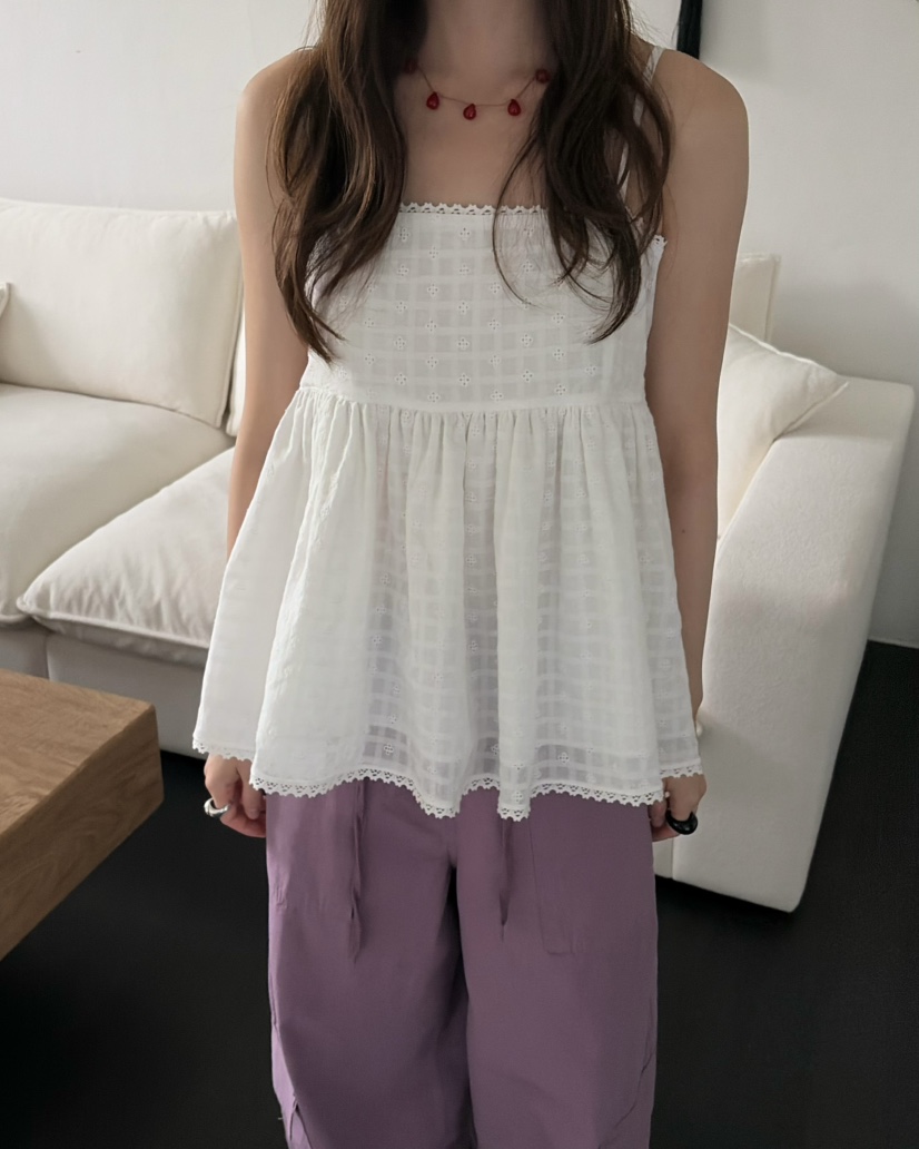PEBBLE韓國直郵實拍女士新品推薦人氣26夏季熱賣吊帶背心PEBBLE吊帶/背心