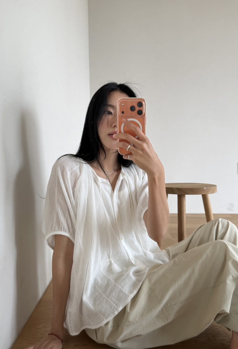 AMY GRACE-A東大門實拍韓國女士新品人氣熱賣襯衫蕾絲衫AMY GRACE襯衫/蕾絲衫