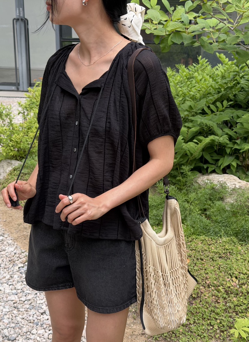AMY GRACE-A東大門實拍韓國女士新品人氣熱賣襯衫蕾絲衫AMY GRACE襯衫/蕾絲衫圖色2