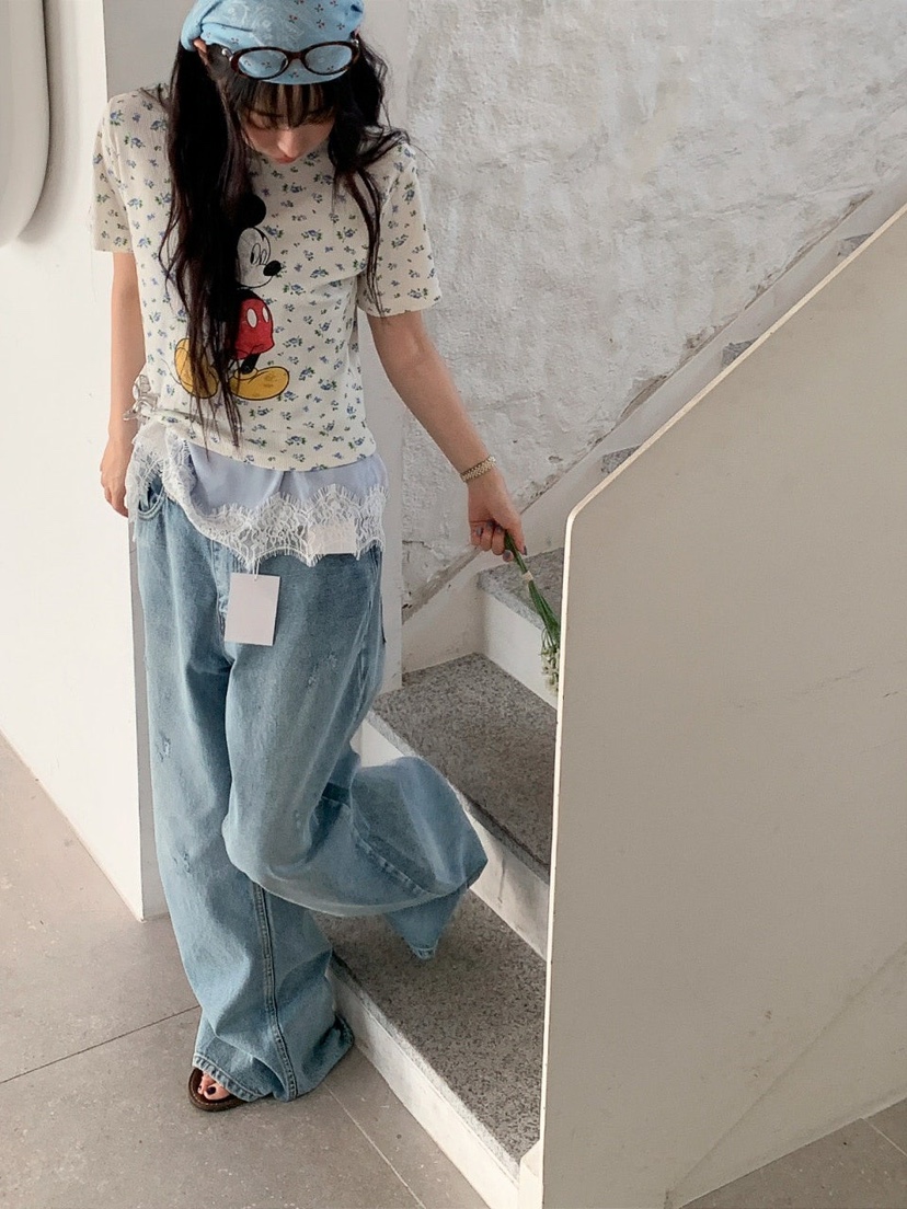 OURWAVE/OUR ROOM韓國直郵女士新款推薦人氣熱賣時尚T恤Our Wave/Our RoomT恤