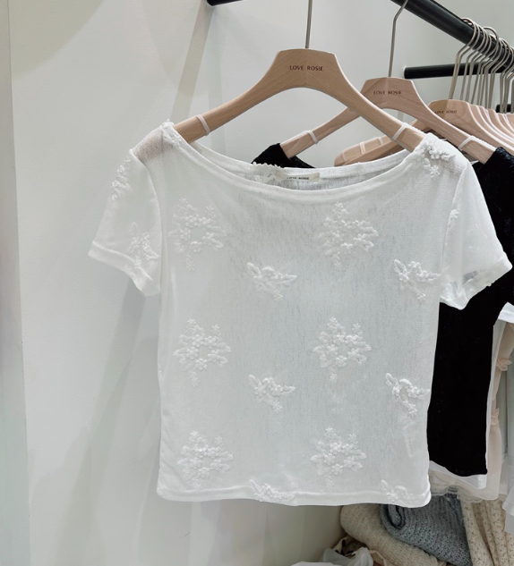 LOVE ROSIE韓國直郵女士新品熱賣休閑時尚26夏季人氣T恤LOVE ROSIET恤圖色2