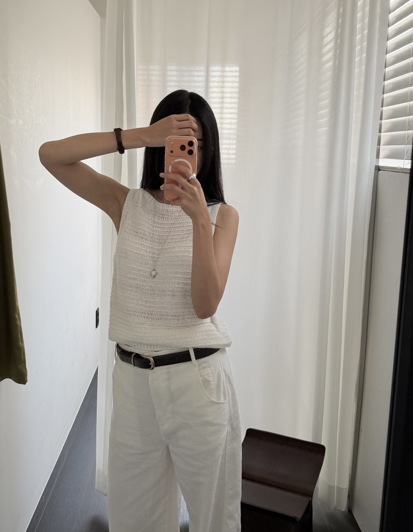 AMY GRACE-A韓國直郵女裝新款休閑熱賣吊帶背心針織無袖AMY GRACE吊帶/背心