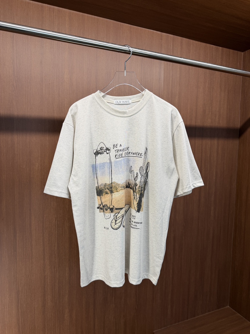OURWAVE/OUR ROOM韓國直郵實拍女裝新品休閑熱賣推薦T恤Our Wave/Our RoomT恤圖色1