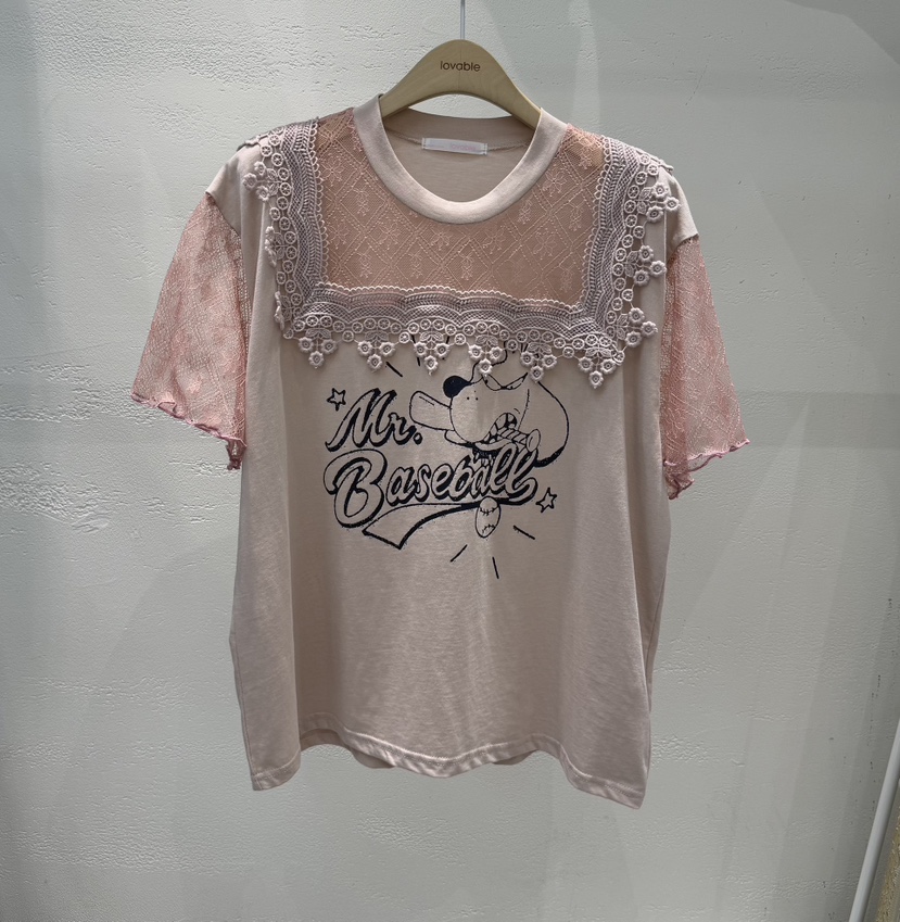 LOVABLE-L東大門實拍韓國女士新款休閑熱賣人氣推薦26夏季T恤LOVABLE-LT恤圖色2