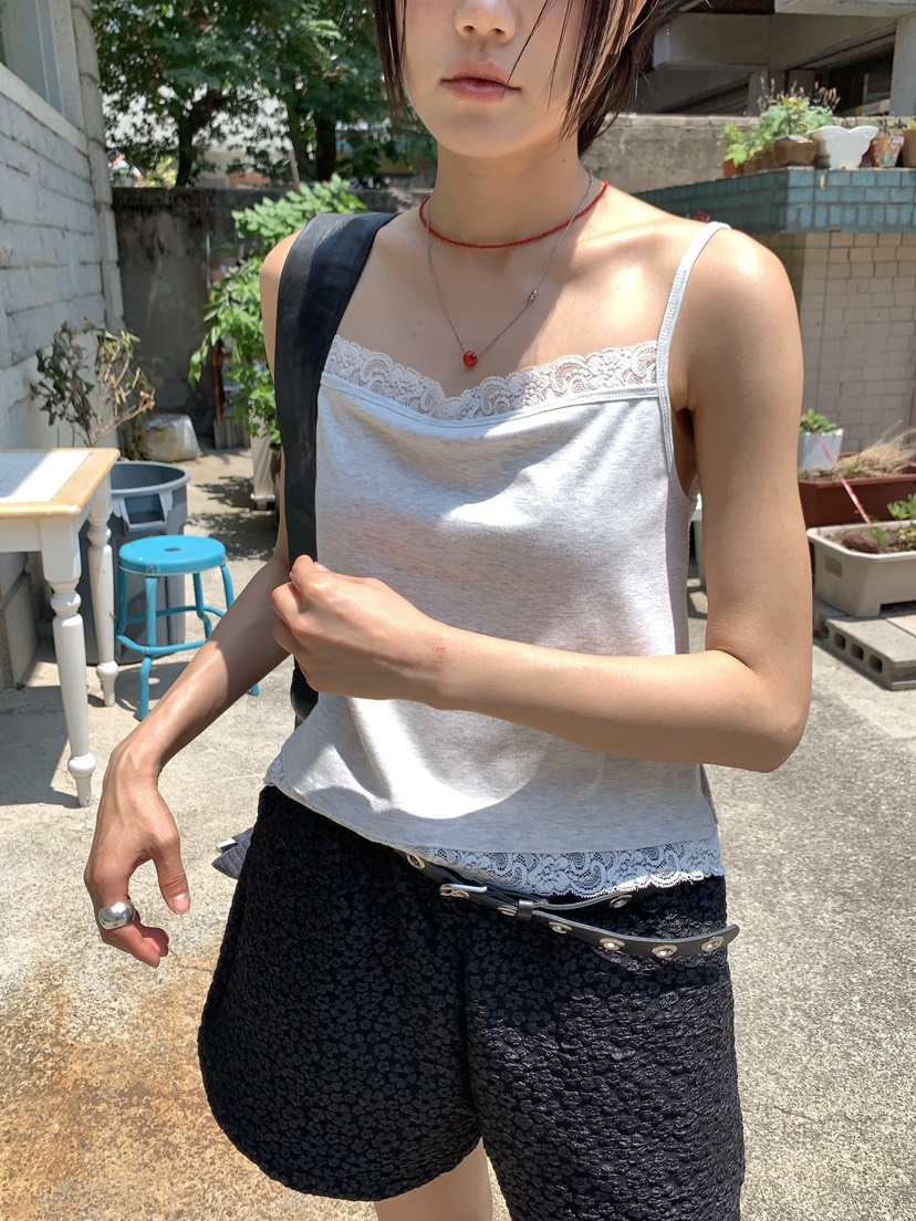 BAKING POWDER韓國直郵實拍女士新款時尚休閑吊帶背心無袖BAKING POWDER吊帶/背心