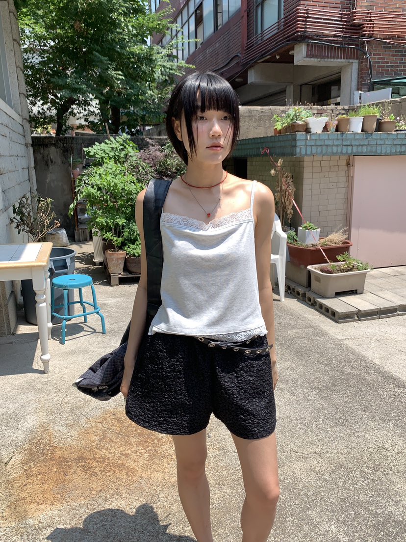 BAKING POWDER韓國直郵實拍女士新款時尚休閑吊帶背心無袖BAKING POWDER吊帶/背心