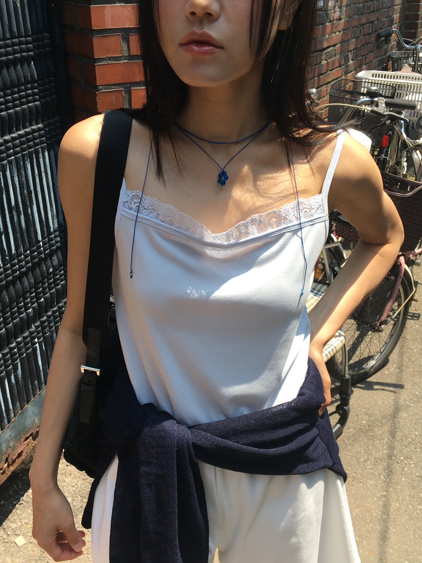 BAKING POWDER韓國直郵實拍女士新款時尚休閑吊帶背心無袖BAKING POWDER吊帶/背心